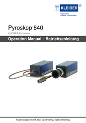 KLEIBER Pyroskop 840 Betriebsanleitung
