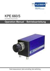 KLEIBER KPE 660/5 Betriebsanleitung