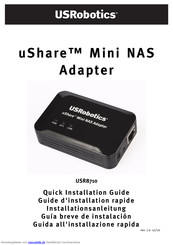 USRobotics uShare Mini NAS Adapter Installationsanleitung