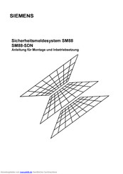 Siemens SM88-SDN Anleitung Für Montage Und Inbetriebsetzung