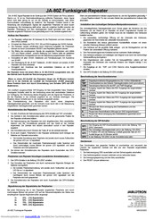 jablotron JA-80Z Bedienungsanleitung