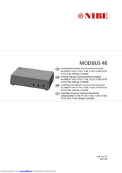 Nibe MODBUS 40 Installateurhandbuch