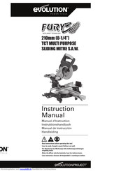 Evolution FURY3 Instruktionshandbuch