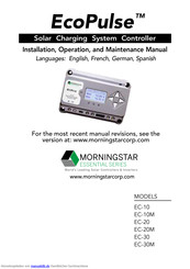 Morningstar EC-30M Installationsanleitung
