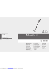Bosch UniversalVac 18 Originalbetriebsanleitung
