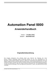 B&R Industrial Automation GmbH Automation Panel 5000 Anwenderhandbuch