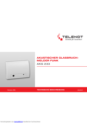 Telenot AKG 233 Technische Beschreibung