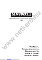 Maxwell Digital Multimeters 25328 Anwendungsinformation
