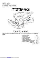 MaxPro MPRS480V Bedienungsanleitung