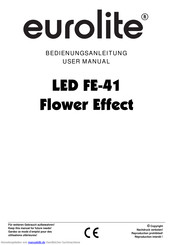 EuroLite LED FE-41 Flower Effect Bedienungsanleitung