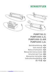 Schaeffler PUMP1000-2,2L Betriebsanleitung