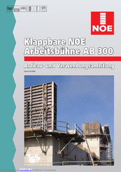 NOE AB 300 Aufbau- Und Verwendungsanleitung