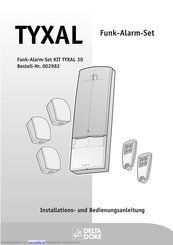 DELTA DORE TYXAL series Installations- Und Bedienungsanleitung
