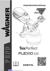 WAGNER TexPerfect Flexio 525 Originalbetriebsanleitung