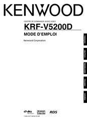 Kenwood KRF-V5200D Bedienungsanleitung