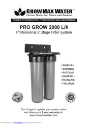 GrowMax Water PRO GROW 2000 L/h Bedienungsanleitung