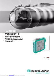 Pepperl+Fuchs WCS-ECG110 Handbuch