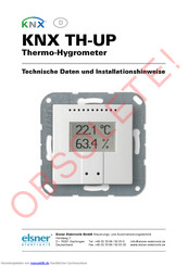 elsner elektronik KNX TH-B-UP Technische Daten Und Installationshinweise