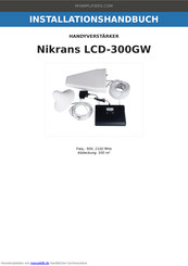 Nikrans LCD-300GW Installationshandbuch