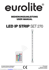 EuroLite LED IP STRIP SET 270 Bedienungsanleitung
