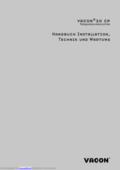 Danfoss Vacon 20 CP Handbuch Installation, Technik Und Wartung