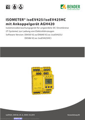 Bender ISOMETER isoEV425 Kurzanleitung