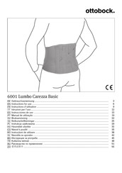 Ottobock 6001 Lumbo Carezza Basic Gebrauchsanweisung