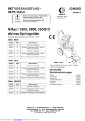 Graco GMax 5900HD Betriebsanleitung-Reparatur