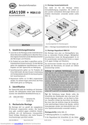 Siko ASA110H Benutzerinformation