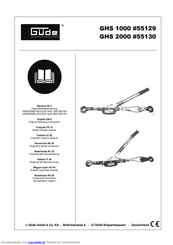 Gude 55130 Originalbetriebsanleitung