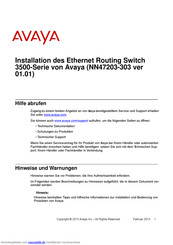 Avaya ERS 3510GT-PWR+ Installation