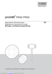 Asm posirot PRAS Montage- Und Bedienungsanleitung