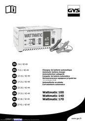Gys Wattmatic 100 Betriebsanleitung
