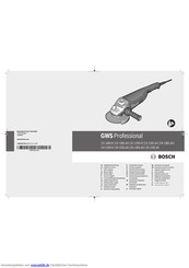 Bosch GWS 22-180 H Professional Originalbetriebsanleitung