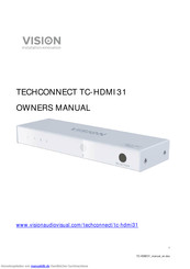 Vision TECHCONNECT TC-HDMI31 Bedienungsanleitung