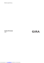 Gira 0588 series Bedienungsanleitung