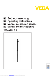 Vega VEGAWELL S 51 Betriebsanleitung