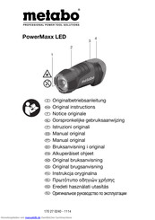 Metabo PowerMaxx LED Originalbetriebsanleitung