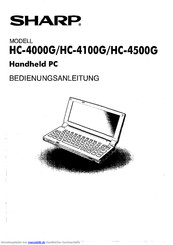 Sharp HC-4100G Bedienungsanleitung