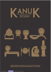 Kanuk Design Bank Bedienungsanleitung