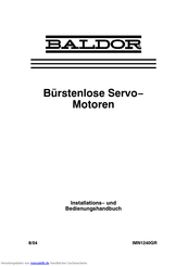 Baldor BSM50N-1 Installations- Und Bedienungshandbuch