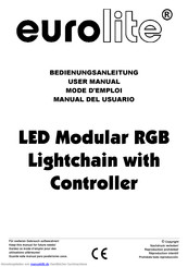 EuroLite LED Modular RGB Lightchain with Controller Bedienungsanleitung