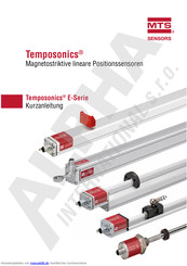MTS Sensors Temposonics E-Serie EH Kurzanleitung