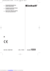 EINHELL RG-EM 1233 Originalbetriebsanleitung