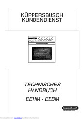 Küppersbusch EEHM series Technisches Handbuch
