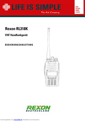 REXON RL318K Bedienungsanleitung