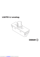 Osram LS/PD LI analog Installation Bedienung
