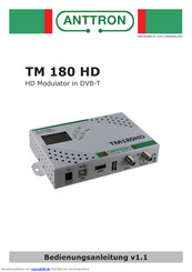 Anttron TM 180 HD Bedienungsanleitung