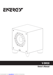 Energy V-SW10 Bedienungsanleitung