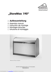 Biohort StoreMax 190 Aufbauanleitung